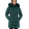 Splendid fashion γυναικείο μακρύ μπουφάν 48-101-090C GREEN