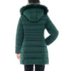 Splendid fashion γυναικείο μακρύ μπουφάν 48-101-090C GREEN