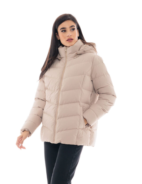 Splendid fashion γυναικείο ντεμί πανωφόρι 48-101-093C BEIGE