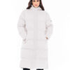 Biston fashion γυναικείο μακρύ μπουφάν 48-101-094 ICE