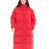 Biston fashion γυναικείο μακρύ μπουφάν 48-101-094 CORAL