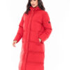 Biston fashion γυναικείο μακρύ μπουφάν 48-101-094 CORAL