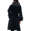 Biston fashion γυναικείο μακρύ παλτό 48-101-100 BLACK