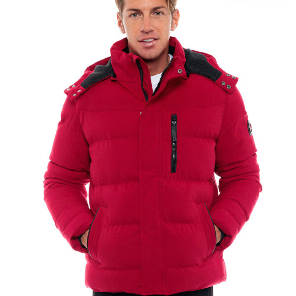 Biston fashion ανδρικό κοντό μπουφάν 48-201-005C RED