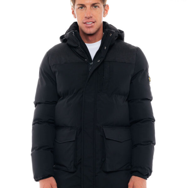 Splendid fashion ανδρικό κοντό μπουφάν 48-201-013 BLACK
