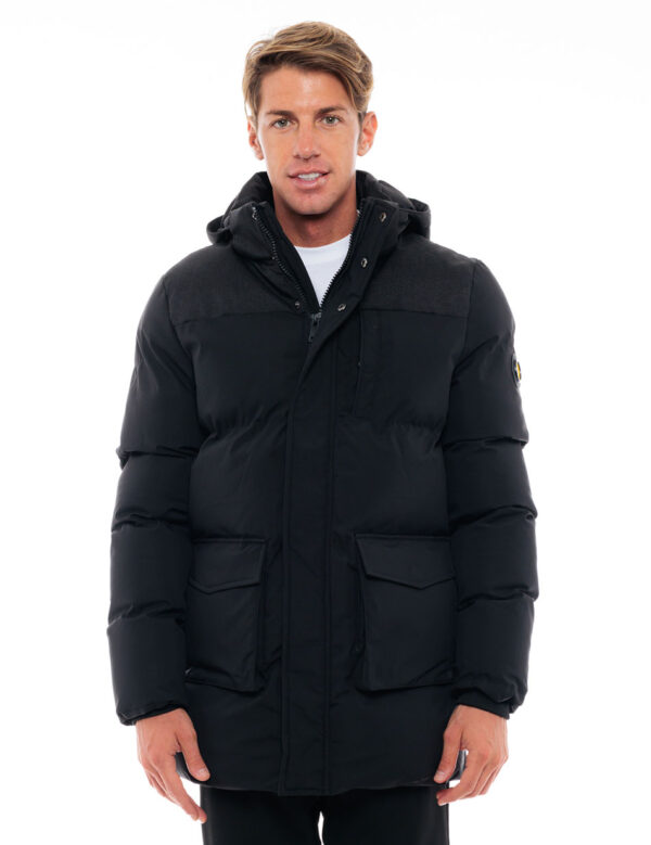 Splendid fashion ανδρικό κοντό μπουφάν 48-201-013 BLACK