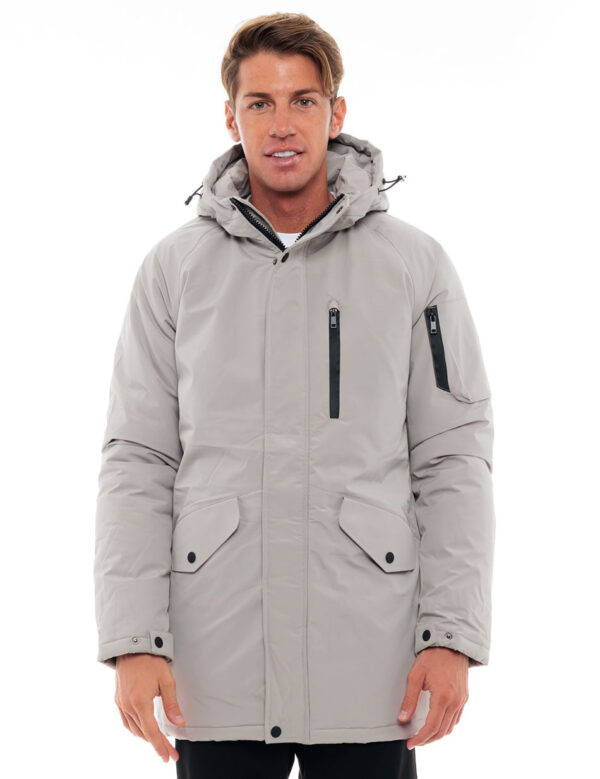 Biston fashion ανδρικό ντεμί μπουφάν 48-201-018C LT GREY