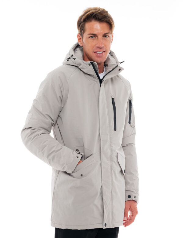 Biston fashion ανδρικό ντεμί μπουφάν 48-201-018C LT GREY