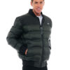 Biston fashion ανδρικό κοντό bomber μπουφάν 48-201-021 DK GREEN