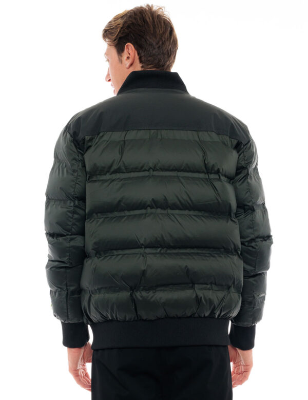 Biston fashion ανδρικό κοντό bomber μπουφάν 48-201-021 DK GREEN