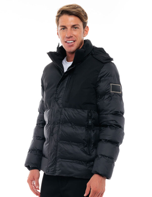 Biston fashion ανδρικό κοντό μπουφάν 48-201-024 BLACK