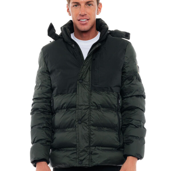 Biston fashion ανδρικό κοντό μπουφάν 48-201-024 DK GREEN