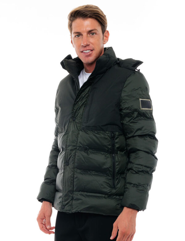 Biston fashion ανδρικό κοντό μπουφάν 48-201-024 DK GREEN