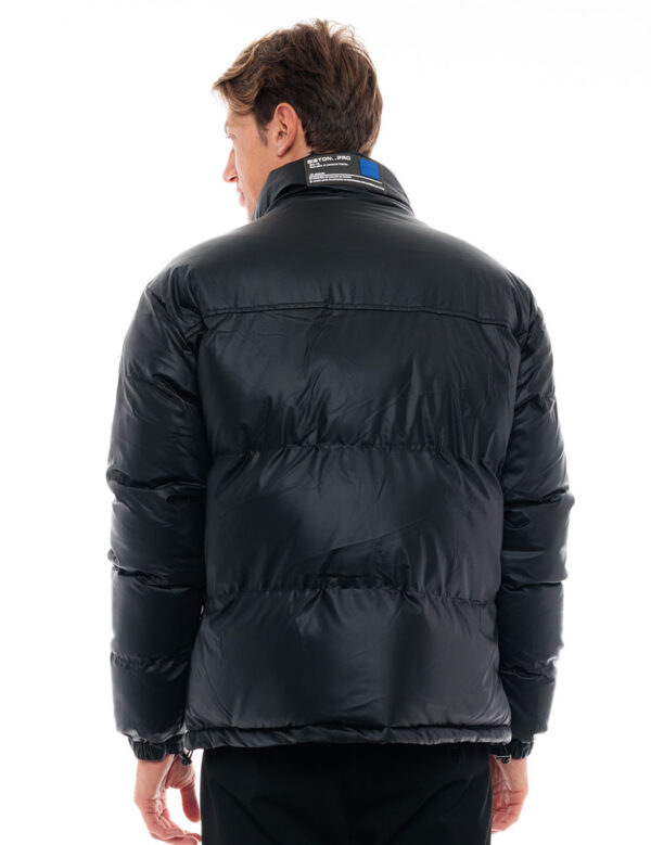 Biston fashion ανδρικό κοντό μπουφάν με γιακά 48-201-027 BLACK