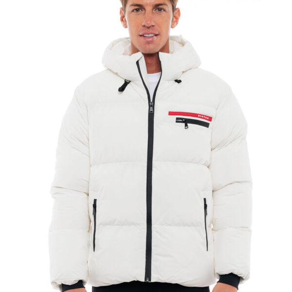 Biston fashion ανδρικό κοντό μπουφάν 48-201-055 OFF WHITE