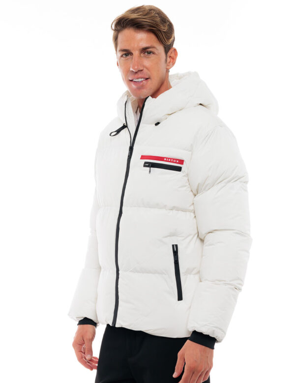 Biston fashion ανδρικό κοντό μπουφάν 48-201-055 OFF WHITE
