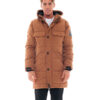 Biston fashion ανδρικό μακρύ μπουφάν 48-201-089 CAMEL