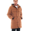 Biston fashion ανδρικό μακρύ μπουφάν 48-201-089 CAMEL
