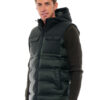 Biston fashion ανδρικό κοντό αμάνικο μπουφάν 48-202-002C DK GREEN