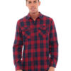 Biston fashion ανδρικό πουκάμισο 48-203-006 RED CHECK