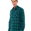 Biston fashion ανδρικό πουκάμισο 48-203-006 GREEN CHECK