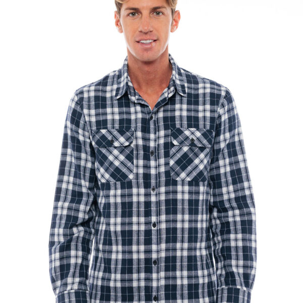 Biston fashion ανδρικό πουκάμισο 48-203-006 NAVY CHECK