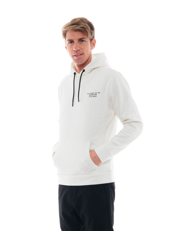 Splendid fashion ανδρική μπλούζα με ψηλό γιακά 48-206-052 OFF WHITE