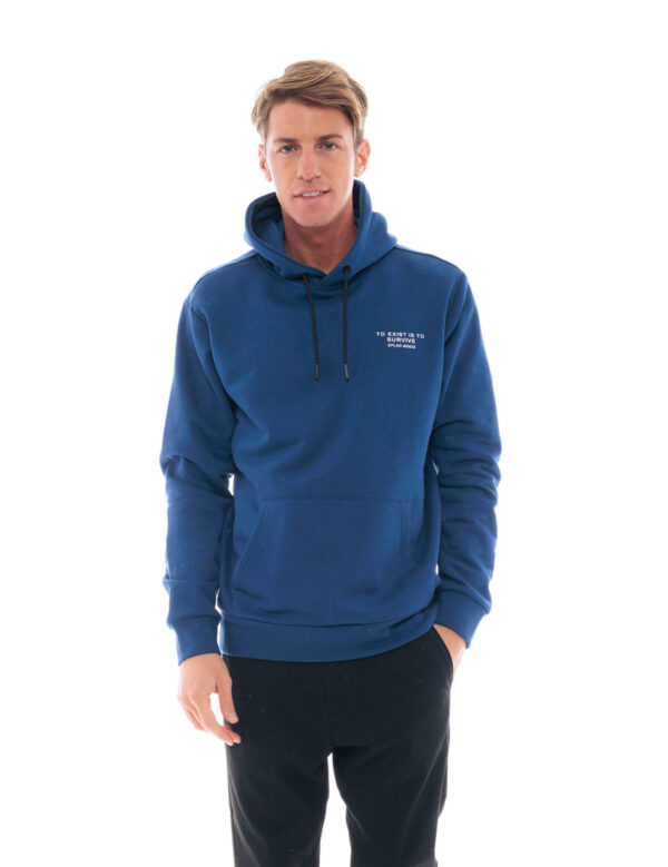 Splendid fashion ανδρική μπλούζα με ψηλό γιακά 48-206-052 INDIGO