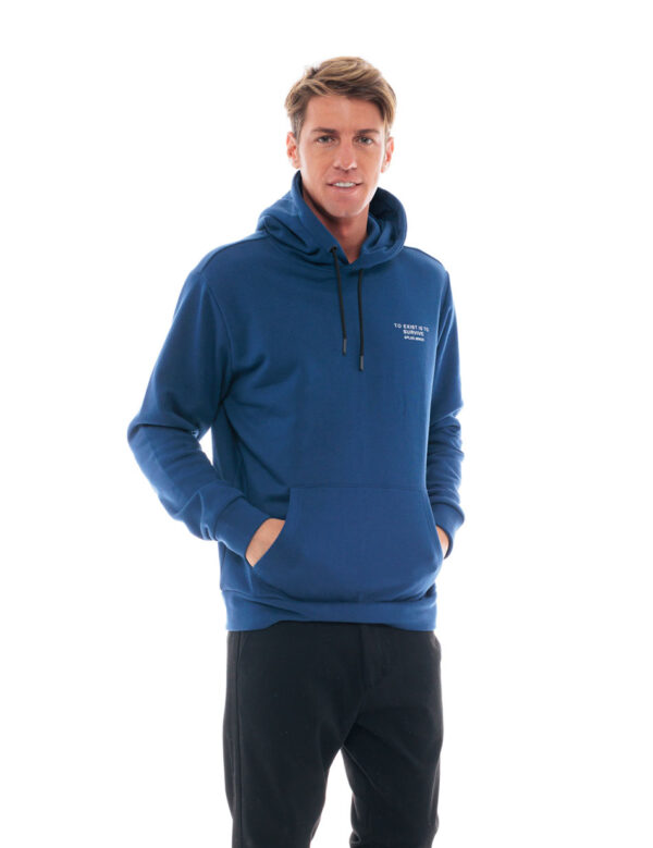 Splendid fashion ανδρική μπλούζα με ψηλό γιακά 48-206-052 INDIGO