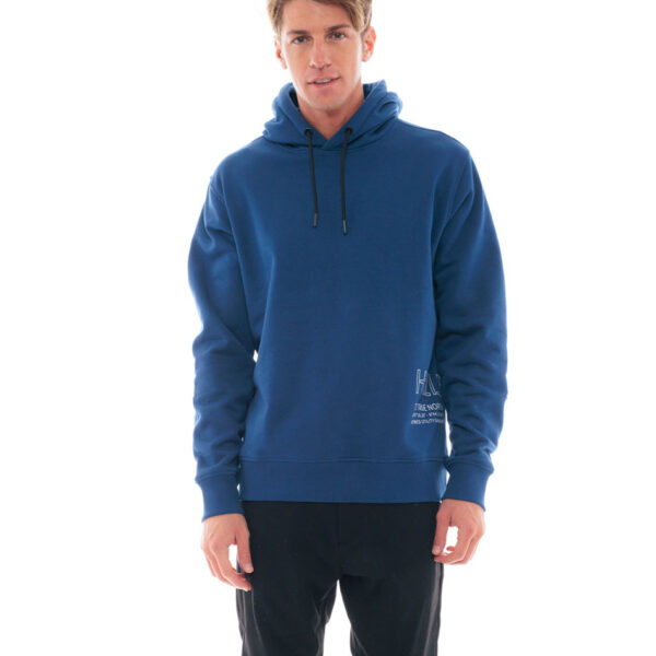 Biston fashion ανδρική μπλούζα με ψηλό γιακά 48-206-055 INDIGO