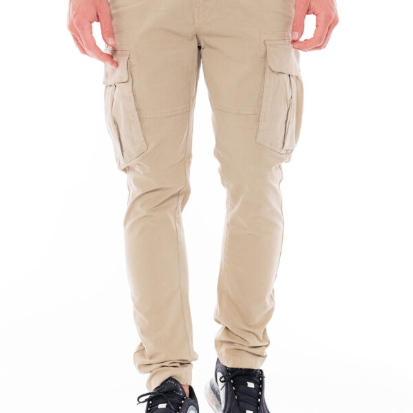 Biston fashion ανδρικό παντελόνι cargo 48-241-002 BEIGE