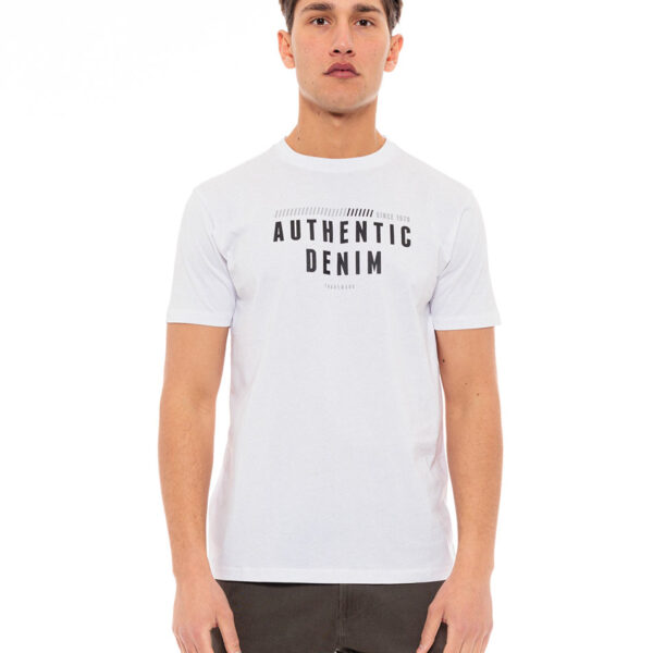 Splendid fashion ανδρικό t-shirt 49-206-045 WHITE