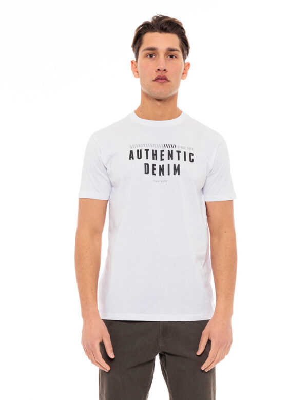 Splendid fashion ανδρικό t-shirt 49-206-045 WHITE