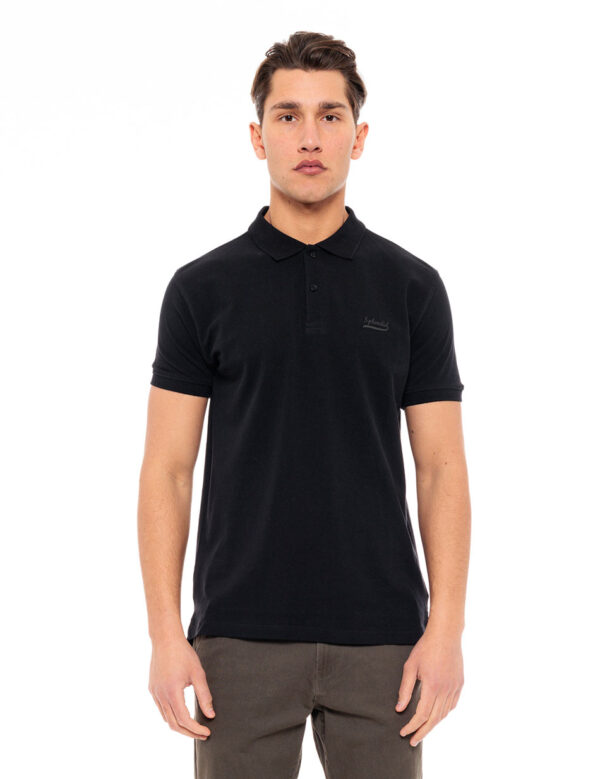 Splendid fashion ανδρικό polo 49-206-074 BLACK