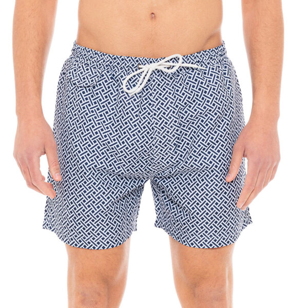 Biston fashion ανδρικό μαγιό 49-231-001 NAVY ALLOVER