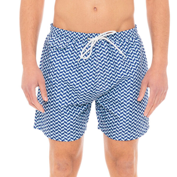 Biston fashion ανδρικό μαγιό 49-231-001 BLUE ALLOVER