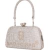 Τσάντα φάκελος clutch CK6021 - Ασημί
