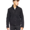 Biston fashion ανδρικό κοντό πανωφόρι με γιακά 50-201-069 BLACK