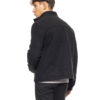 Biston fashion ανδρικό κοντό πανωφόρι με γιακά 50-201-069 BLACK