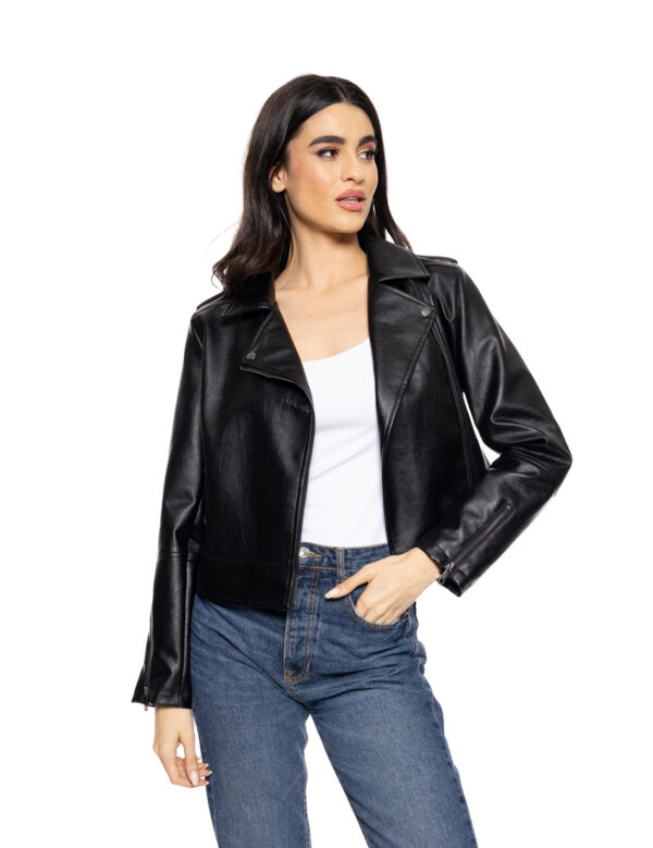 Splendid fashion γυναικείο perfeto από δερματίνη 51-101-011 BLACK