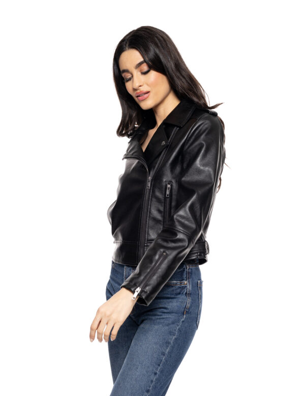 Splendid fashion γυναικείο perfeto από δερματίνη 51-101-011 BLACK