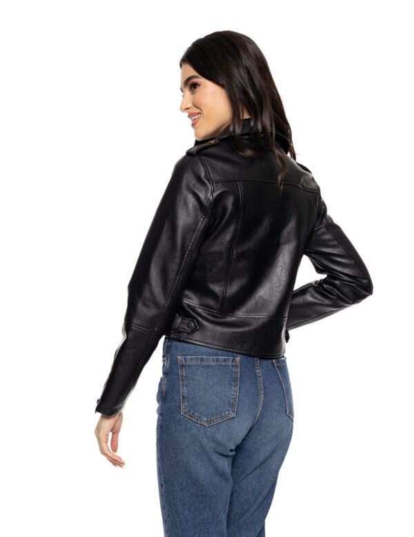 Splendid fashion γυναικείο perfeto από δερματίνη 51-101-011 BLACK