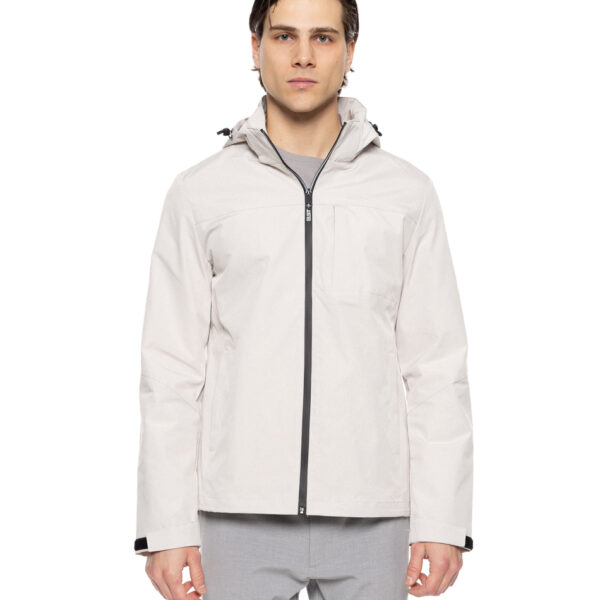 Biston fashion ανδρικό πανωφόρι με κουκούλα 51-201-026 ICE