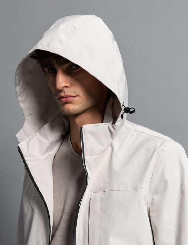 Biston fashion ανδρικό πανωφόρι με κουκούλα 51-201-026 ICE