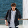 Biston fashion ανδρικό πανωφόρι με κουκούλα 51-201-026 NAVY