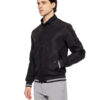 Splendid fashion ανδρικό bomber πανωφόρι με γιακά 51-201-030 BLACK