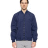 Biston fashion ανδρικό bomber πανωφόρι με γιακά 51-201-038 BLUE