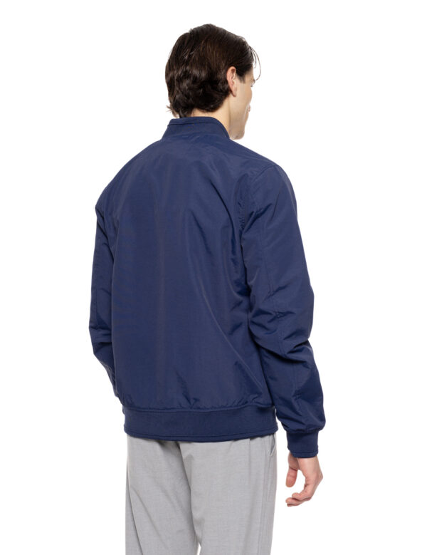 Biston fashion ανδρικό bomber πανωφόρι με γιακά 51-201-038 BLUE