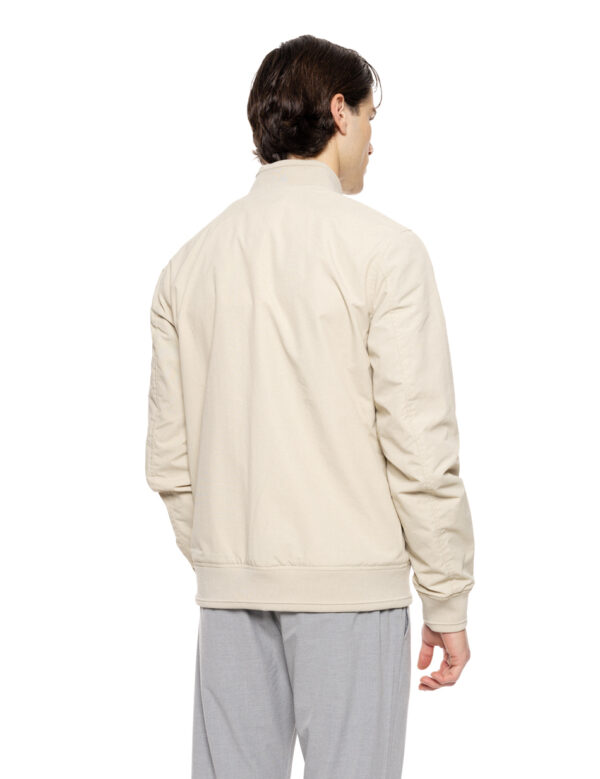 Biston fashion ανδρικό bomber πανωφόρι με γιακά 51-201-038 LT BEIGE