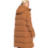 Biston fashion γυναικείο μακρύ μπουφάν με κουκούλα 52-101-001 CAMEL